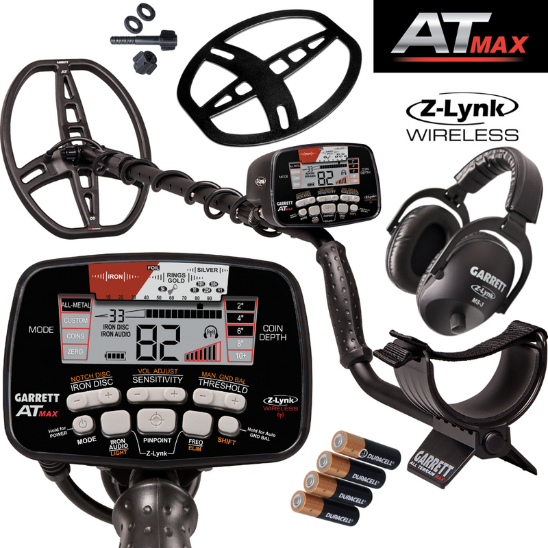 Load image into Gallery viewer, Garrett AT Max Metal Detector with Wireless Headphones