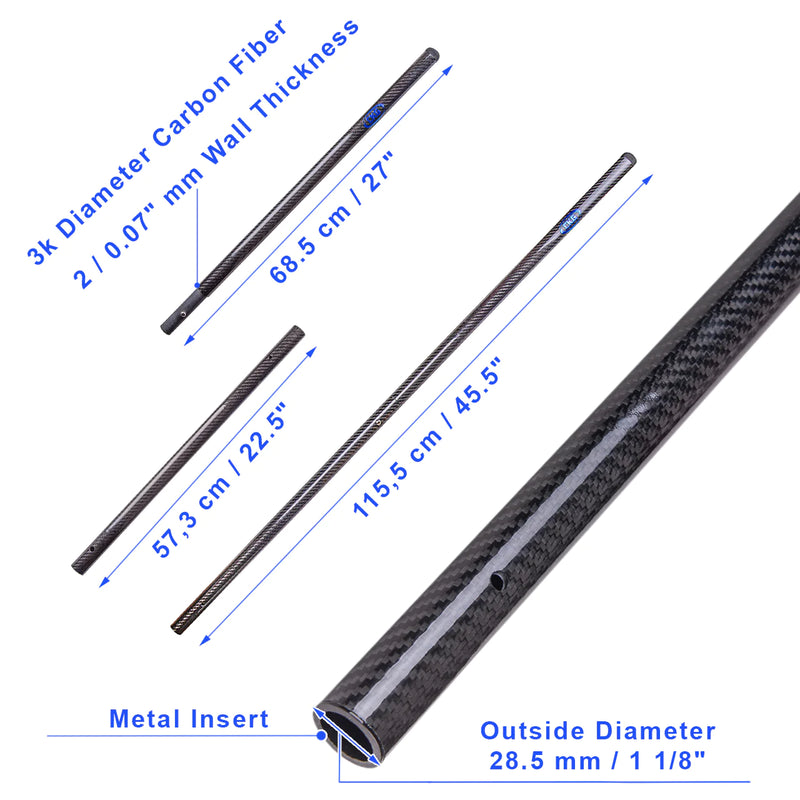 Load image into Gallery viewer, CKG TITANIUM 1.5MM SAND SCOOP HEXAHEDRON HOLES WITH CARBON FIBER HANDLE
