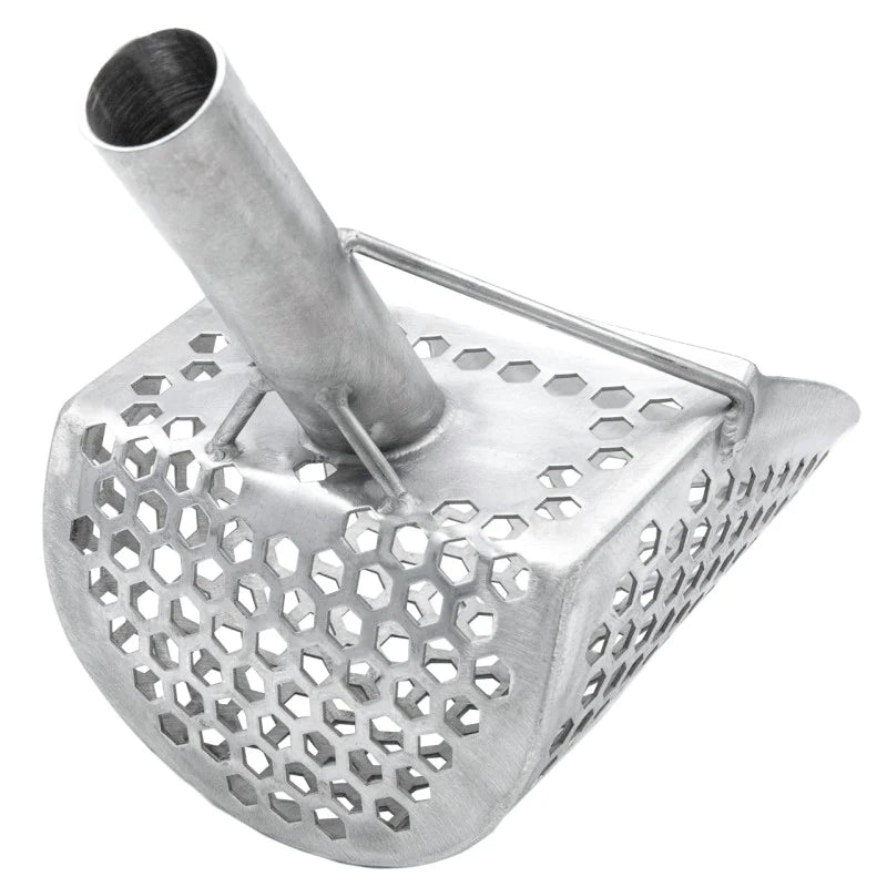 Load image into Gallery viewer, CKG 9 X 6 STAINLESS SAND SCOOP HEXAHEDRON HOLES WITH CARBON FIBER HANDLE