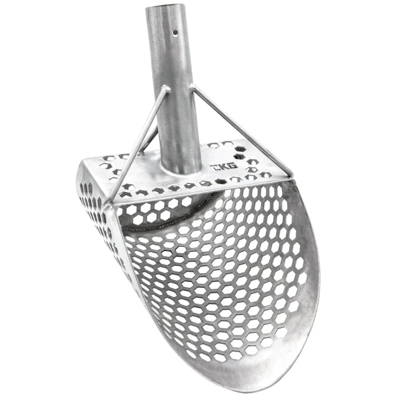 Load image into Gallery viewer, CKG 9 X 6 STAINLESS SAND SCOOP HEXAHEDRON HOLES WITH CARBON FIBER HANDLE