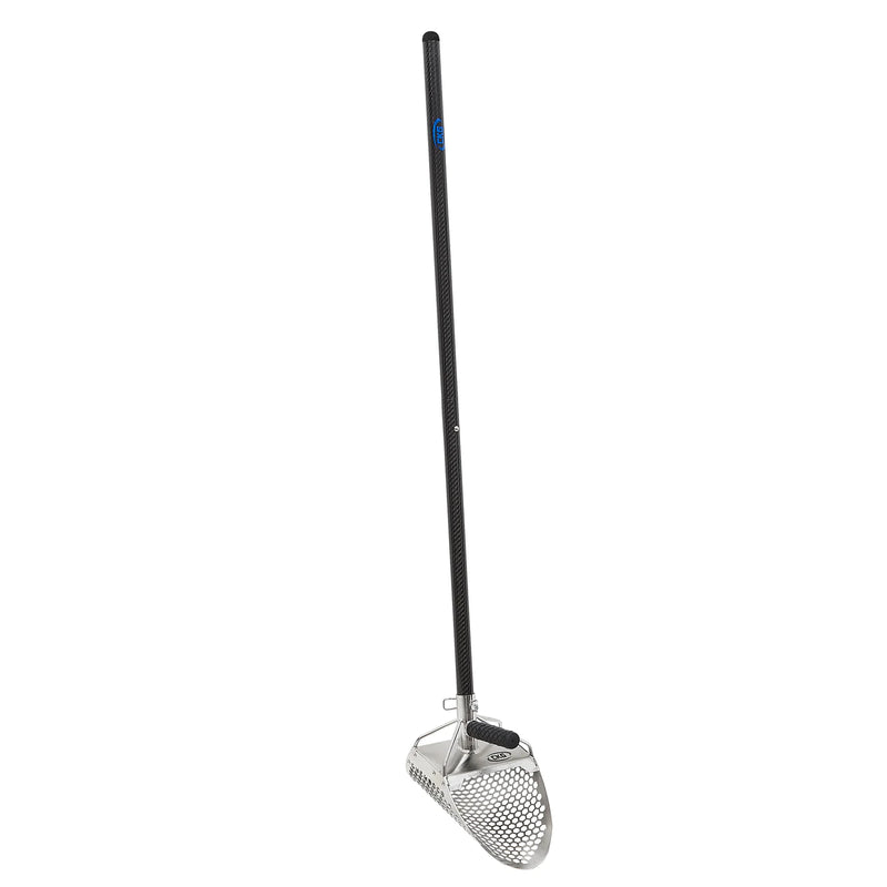 Load image into Gallery viewer, CKG HEAVY DUTY STAINLESS SAND SCOOP HEXAHEDRON HOLES WITH CARBON FIBER HANDLE