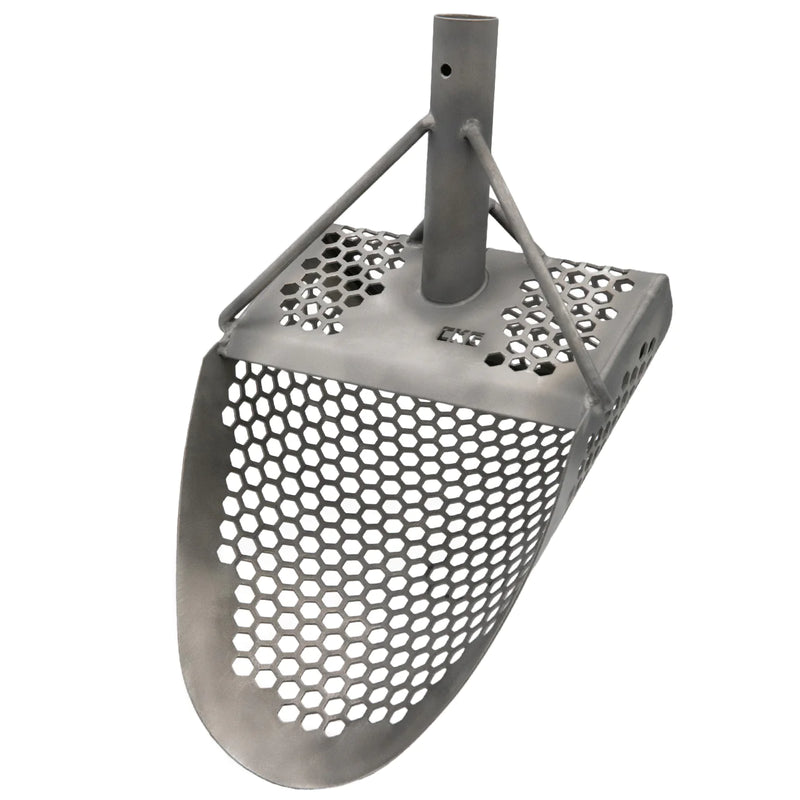 Load image into Gallery viewer, CKG TITANIUM 1.5MM SAND SCOOP SCOOPS METAL DETECTING DETECTOR HEXAHEDRON HOLES