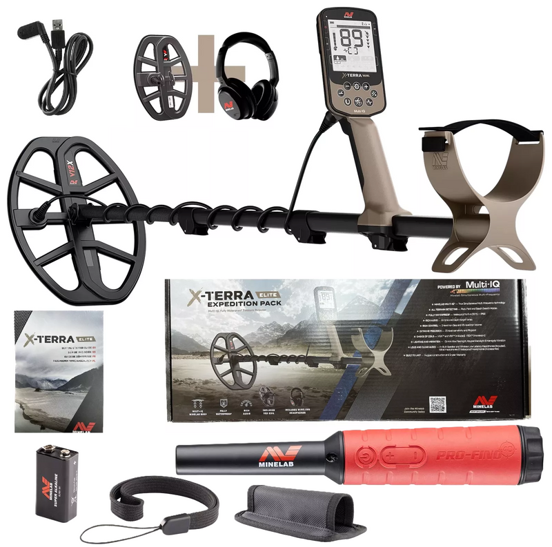 Load image into Gallery viewer, Minelab X-TERRA ELITE Pro Pack with Pro-Find 40 Pinpointer