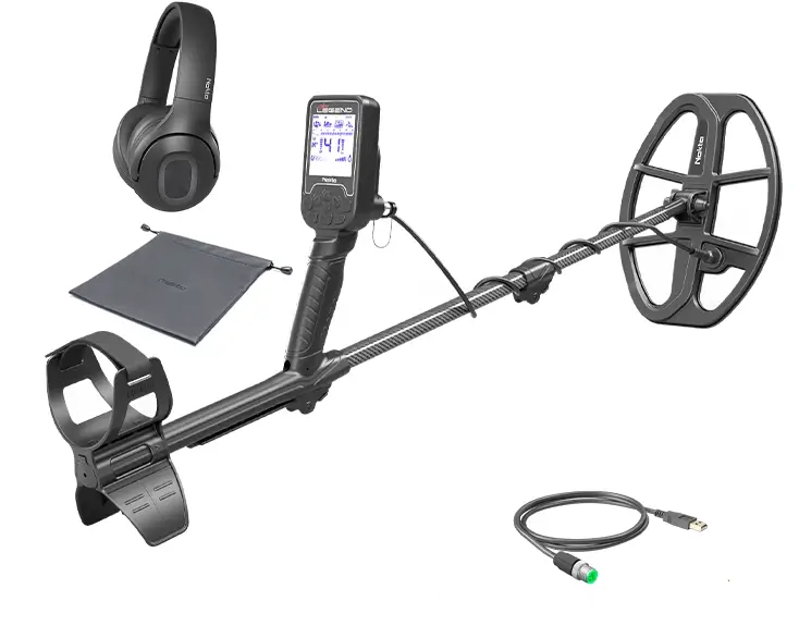 Load image into Gallery viewer, Nokta Legend Metal Detector- Full Carbon- PN: 11000838+ BLUETOOTH HEADPHONES