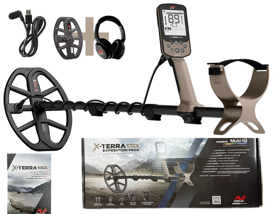 Minelab X-Terra Elite Expedition Pack Metal Detector PN: 3707-0003