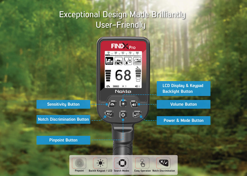 Load image into Gallery viewer, Nokta FindX Pro Metal Detector