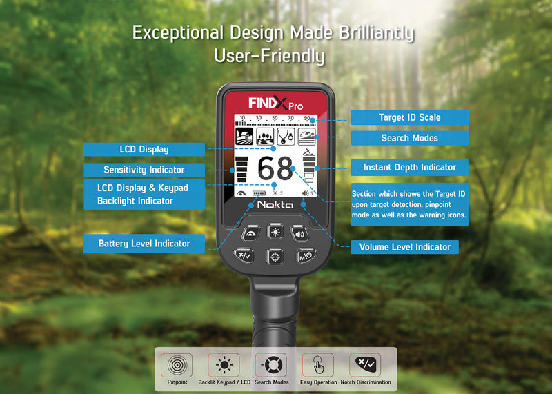 Load image into Gallery viewer, Nokta FindX Pro Metal Detector