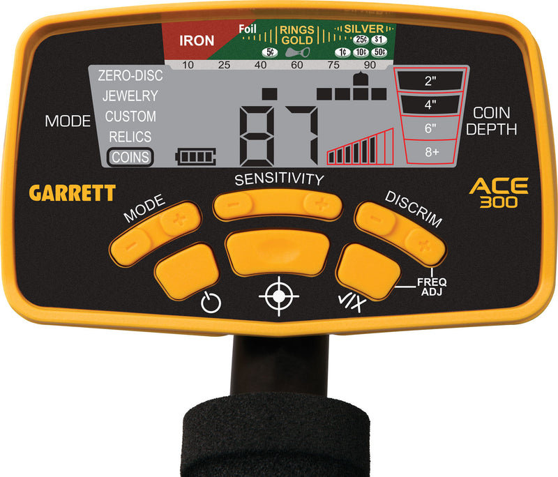 Load image into Gallery viewer, Garrett ACE 300 Metal Detector with 7x10" Coil - 1141150