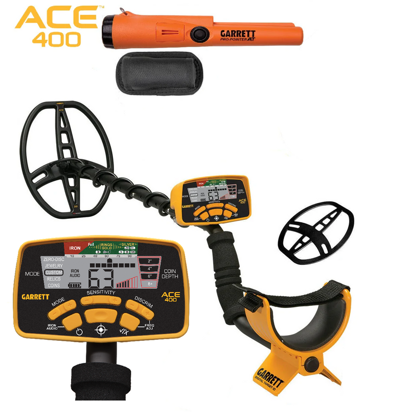 Load image into Gallery viewer, GARRETT ACE 400, PRO POINTER AT METAL DETECTOR COMBO