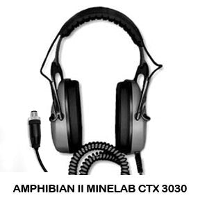 Load image into Gallery viewer, Gray Ghost Amphibian II Headphones for Minelab CTX 3030 - 09116