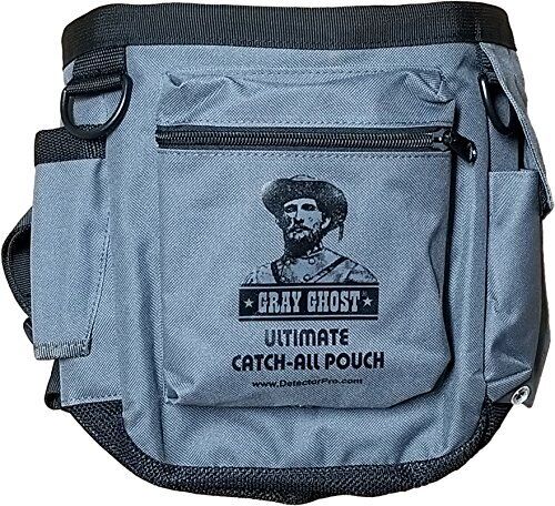 Load image into Gallery viewer, DetectorPRO Gray Ghost ULTIMATE Catch-All Pouch for Metal Detecting -9307