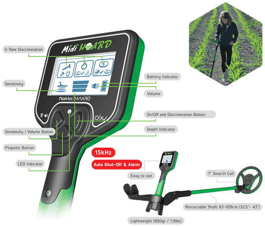 MIDI HOARD - Kids Metal Detector