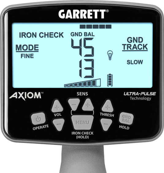 Garrett Axiom Lite Metal Detector Pulse Induction 1142710 for Gold Prospecting