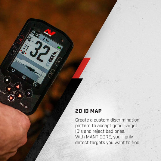 Minelab Manticore Metal Detector with M9 Coil and Minelab Backpack