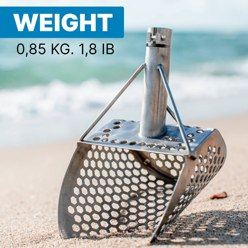Load image into Gallery viewer, CKG 9" x 6" Sand Scoop with Carbon Fiber Travel Handle
