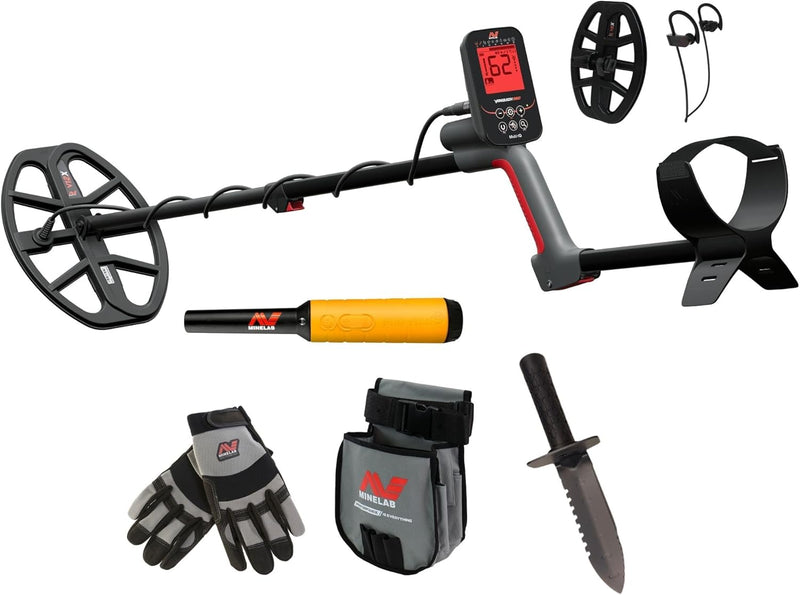 Load image into Gallery viewer, Minelab Vanquish 560 Pro Pack Metal Detector with Pro-Find 35 and Adventure Pack
