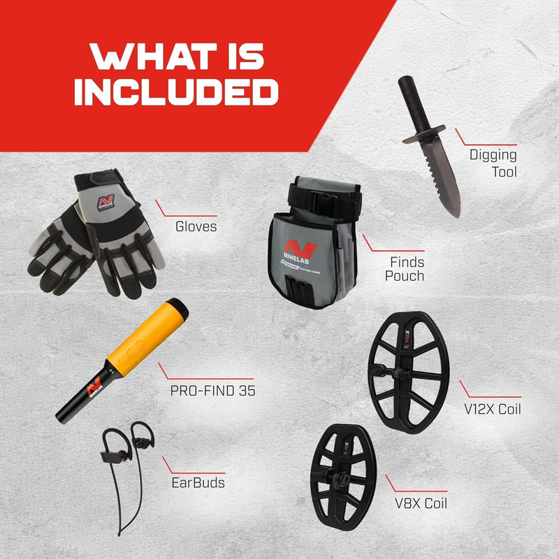 Load image into Gallery viewer, Minelab Vanquish 560 Pro Pack Metal Detector with Pro-Find 35 and Adventure Pack
