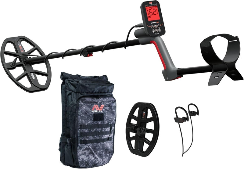 Load image into Gallery viewer, Minelab Vanquish 560 Pro Pack Metal Detector with Minelab Backpack
