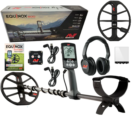 Minelab Equinox 800 Metal Detector & 15