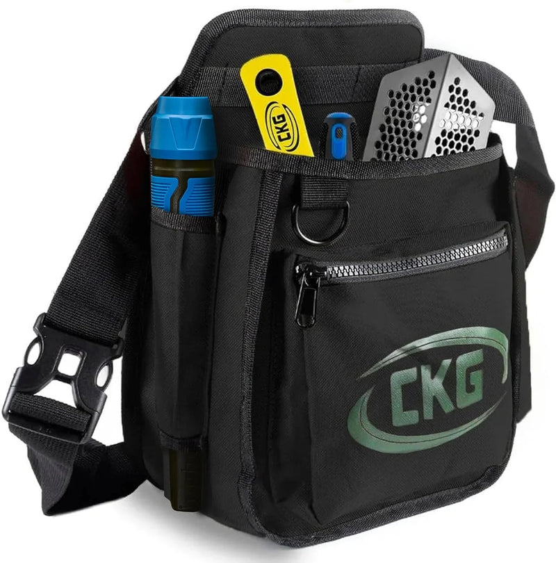 Load image into Gallery viewer, CKG Metal Detecting Pouch Black for Finds &amp; Tools
