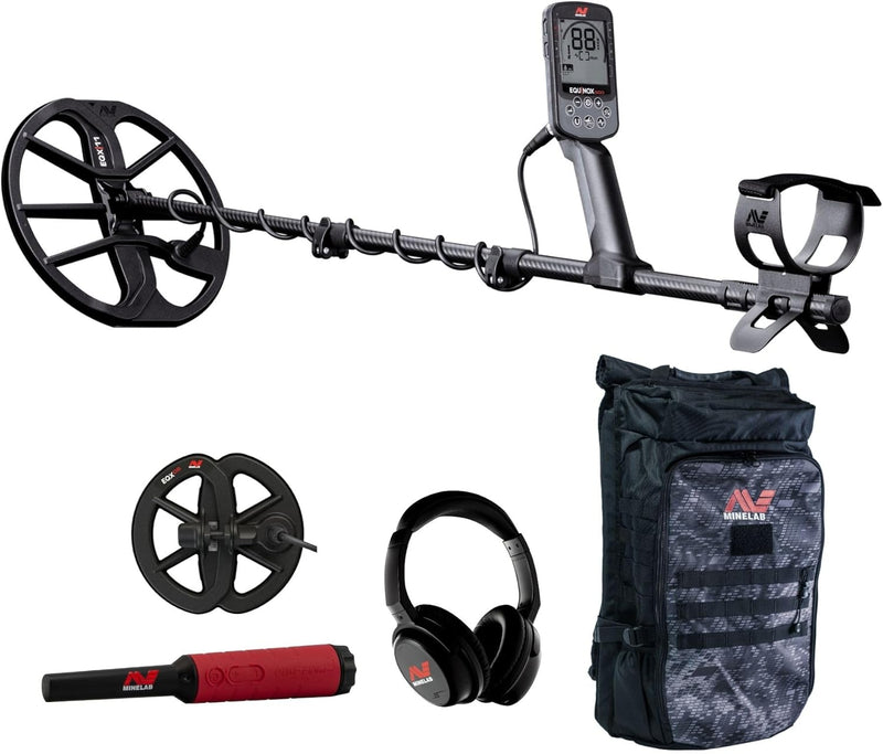 Load image into Gallery viewer, Minelab Equinox 900 Metal Detector with Pro-Find 40 and Backpack
