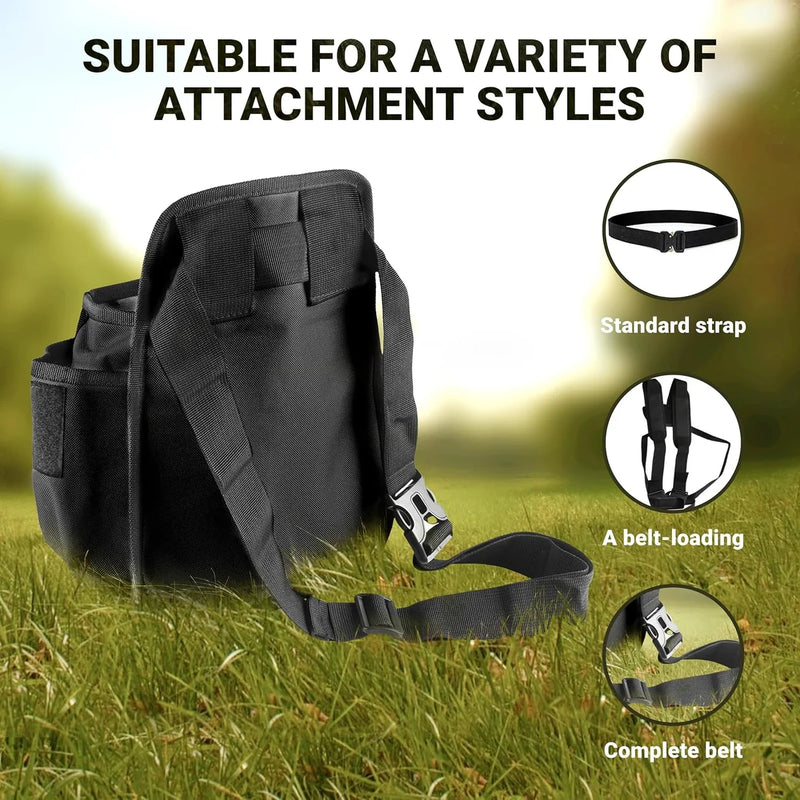 Load image into Gallery viewer, CKG Metal Detecting Pouch Black for Finds &amp; Tools
