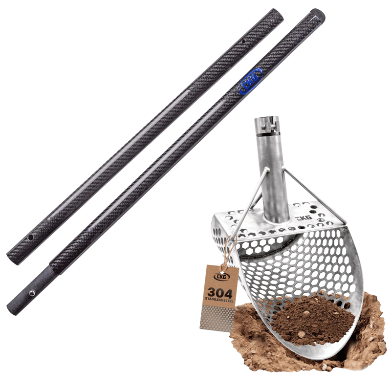 Load image into Gallery viewer, CKG 9" x 6" Sand Scoop with Carbon Fiber Travel Handle
