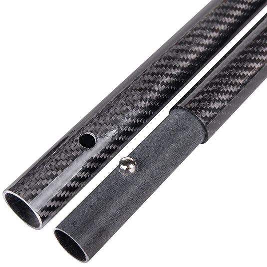 CKG HEAVY DUTY STAINLESS SAND SCOOP HEXAHEDRON HOLES WITH CARBON FIBER HANDLE