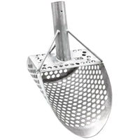 CKG 9 X 6 STAINLESS SAND SCOOP HEXAHEDRON HOLES WITH CARBON FIBER HANDLE