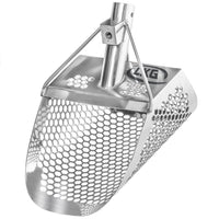 CKG CHILI STAINLESS SAND SCOOP HEXAHEDRON HOLES WITH CARBON FIBER HANDLE