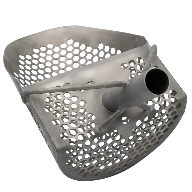 Load image into Gallery viewer, CKG TITANIUM 1.5MM SAND SCOOP SCOOPS METAL DETECTING DETECTOR HEXAHEDRON HOLES
