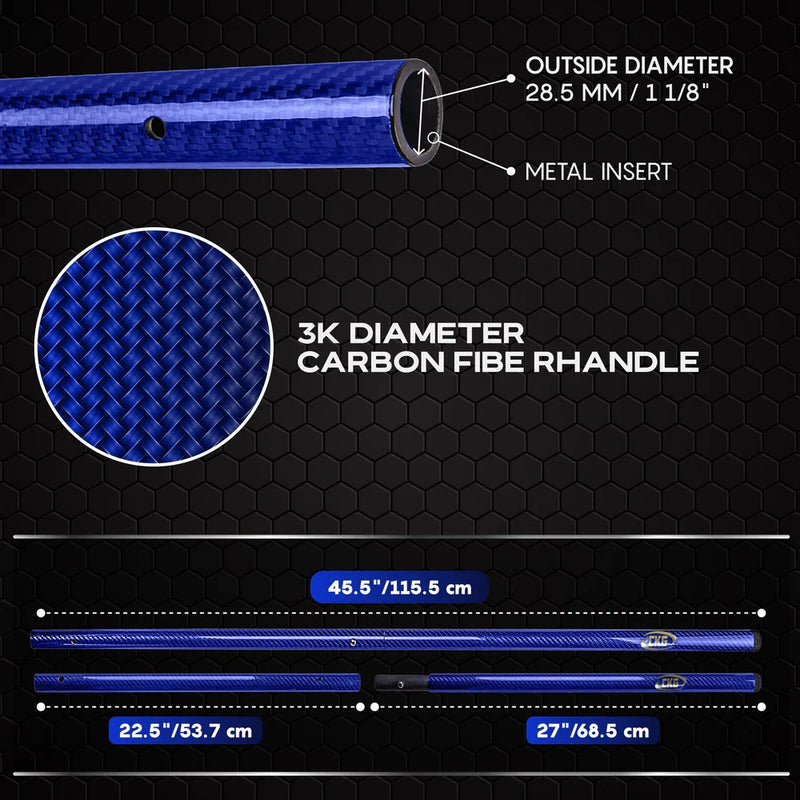 Load image into Gallery viewer, CKG Carbon Fiber Travel Handle for Sand Scoop
