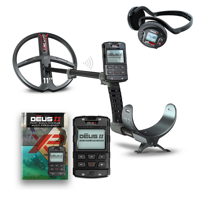 Load image into Gallery viewer, XP DEUS II Metal Detector with 11-Inch Coil, Remote &amp; WS6 ST
