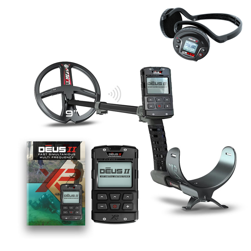 Load image into Gallery viewer, XP DEUS II Metal Detector with 9-Inch Coil, Remote &amp; WS6 ST

