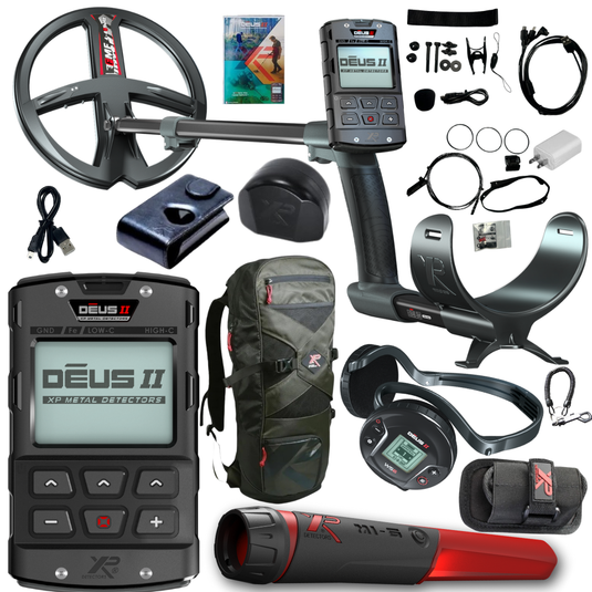 XP Deus II Metal Detector with 9