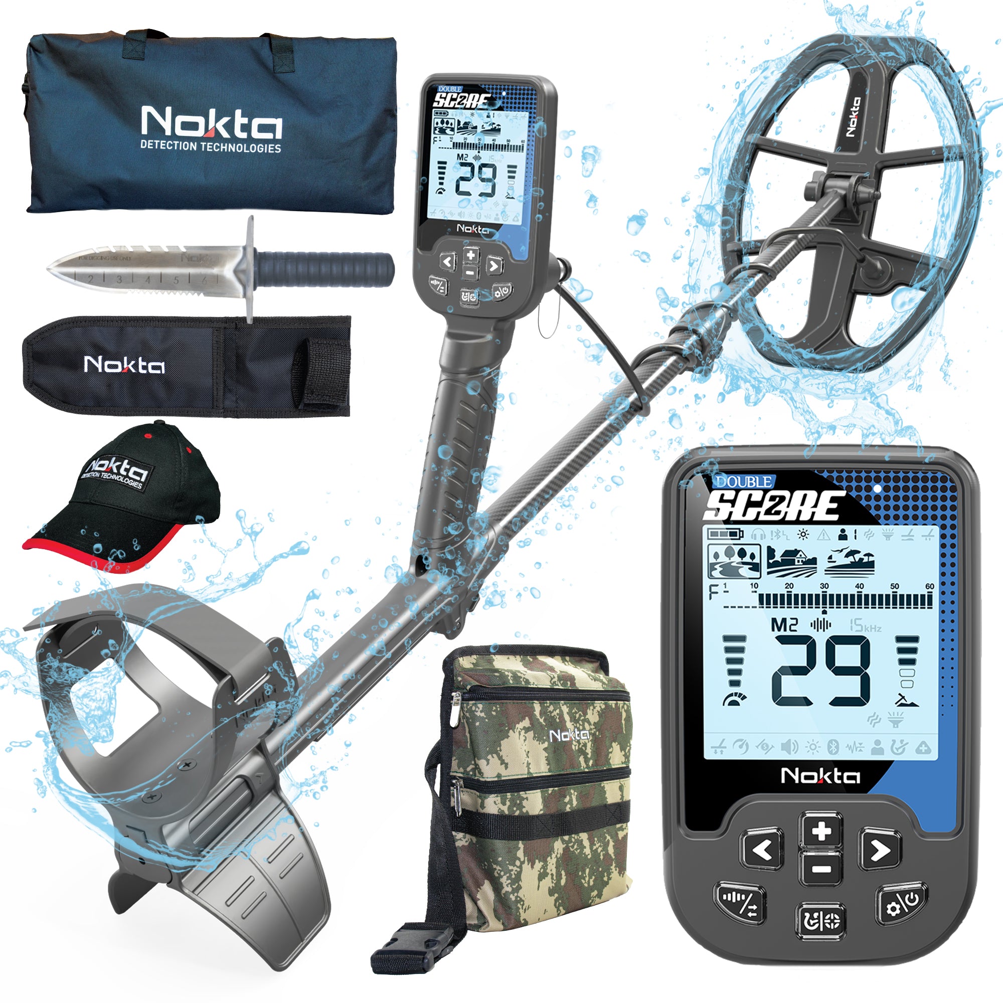 Nokta Double Score Metal Detector with Serious Beginner Pack – Gulf ...
