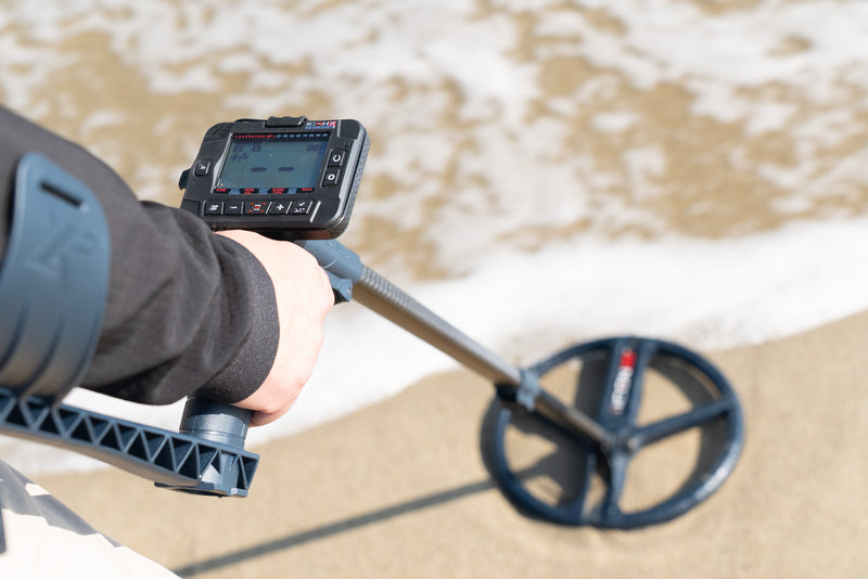 Load image into Gallery viewer, XP Deus II Metal Detector with WSAST Stereo Headphones and 9x5.5" HF Elliptical FMF Coil (Copy)
