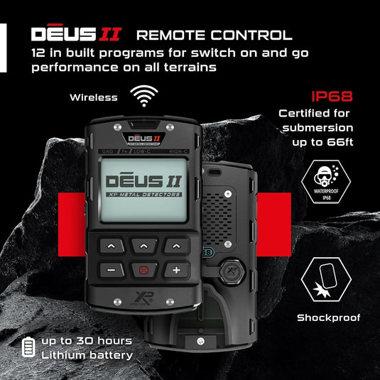 XP Deus II Metal Detector (DEUS2-28FMFRCEA + MI-6 + WSAII) (11