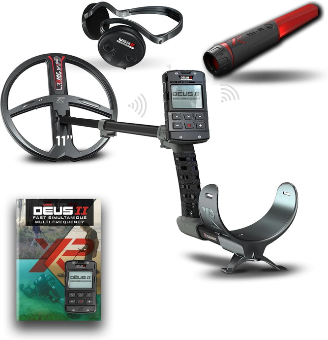 XP Deus II Metal Detector (DEUS2-28FMFRCEA + MI-6 + WSAII) (11