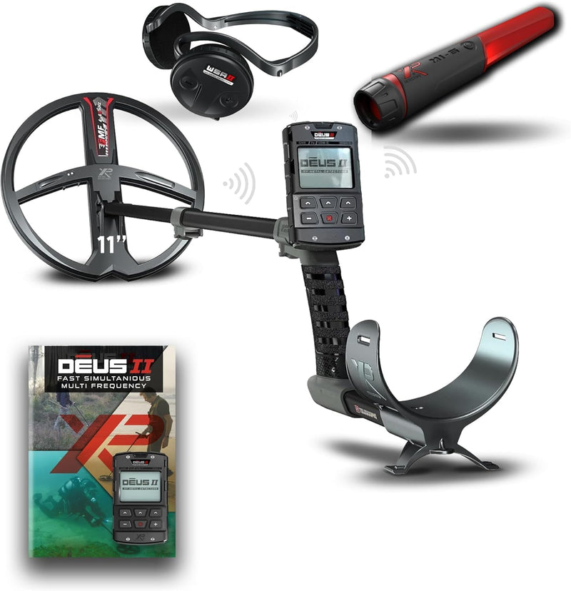 Load image into Gallery viewer, XP Deus II Metal Detector (DEUS2-28FMFRCEA + MI-6 + WSAII) (11&quot; coil)
