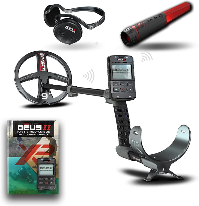 XP Deus II Metal Detector (DEUS2-22FMFRCEA + MI-6 + WSAII) (9