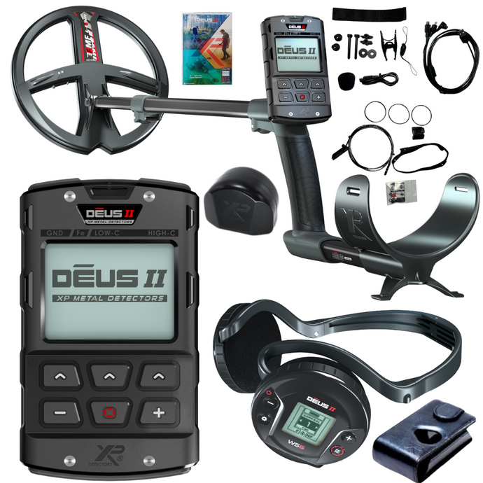 XP Deus II Metal Detector with Remote & WS6 – 11″ (28 cm) FMF Coil