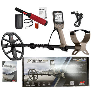 Minelab X-TERRA ELITE Metal Detector with Pro-Find 40 Pinpointer