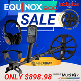 Minelab Equinox 900 Metal Detector 11' and 6" coils 3720-0006