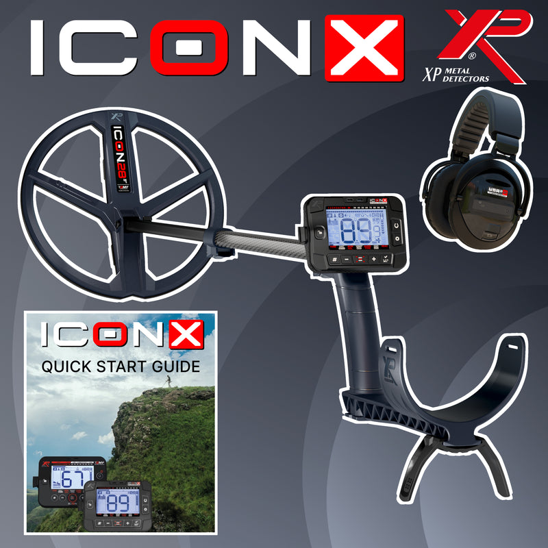 Load image into Gallery viewer, XP ICON X Adventure Pack Metal Detector with WSA-XL ST Headphones, MI-6 &amp; Backpack
