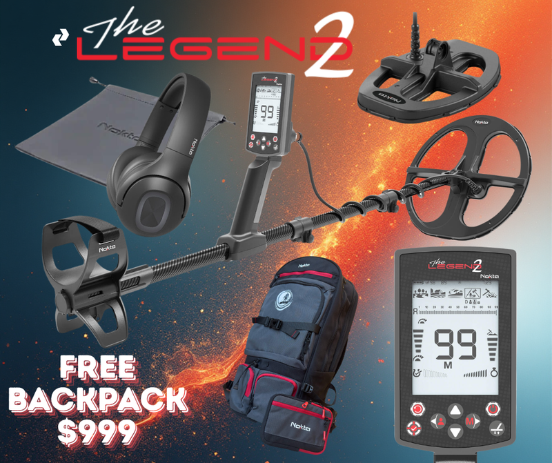 Load image into Gallery viewer, Nokta The Legend 2 Multi-Frequency Metal Detector (In Stock)
