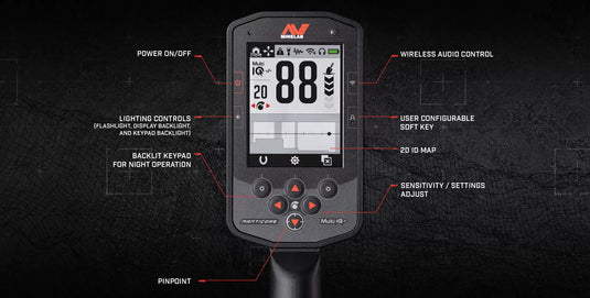 Minelab Manticore Metal Detector PN: 3228-0200 + PRO FIND 40 + BAG