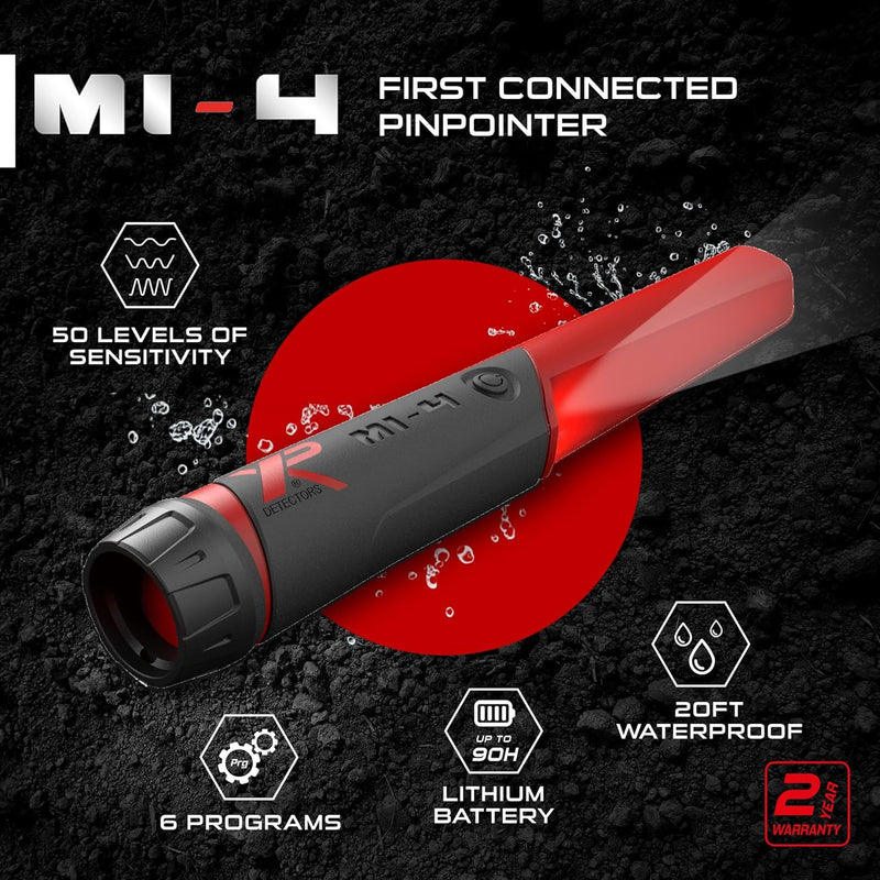 Load image into Gallery viewer, XP MI-4 Waterproof Metal Detector Pinpointer with Holster &amp; Lanyard
