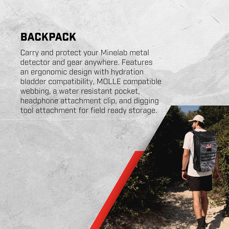 Load image into Gallery viewer, Minelab Vanquish 560 Pro Pack Metal Detector with Minelab Backpack
