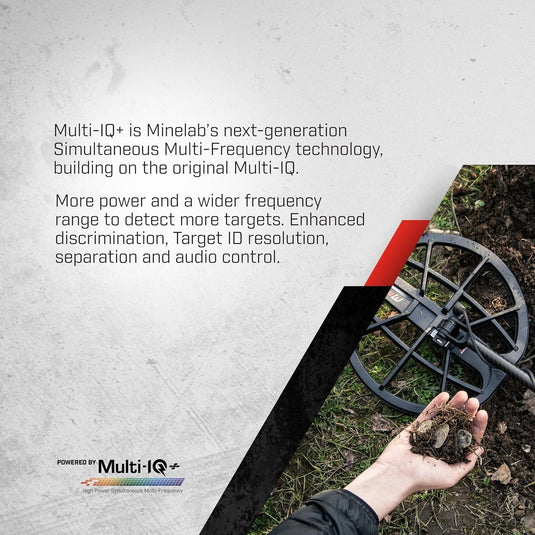 Minelab Manticore Metal Detector with M9 Coil and Minelab Backpack